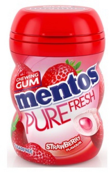 MENTOS PURE FRESH NANO STAWBERRY 18GR