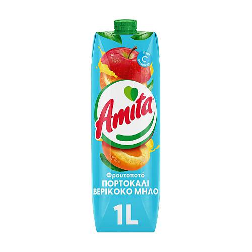 AMITA ΠΟΡΤΟΚΑΛΙ ΜΗΛΟ ΒΕΡΥΚΟΚΟ 1LT