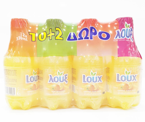 ΛΟΥΞ  ΠΟΡΤΟΚΑΛΙ (10+2) 330ML