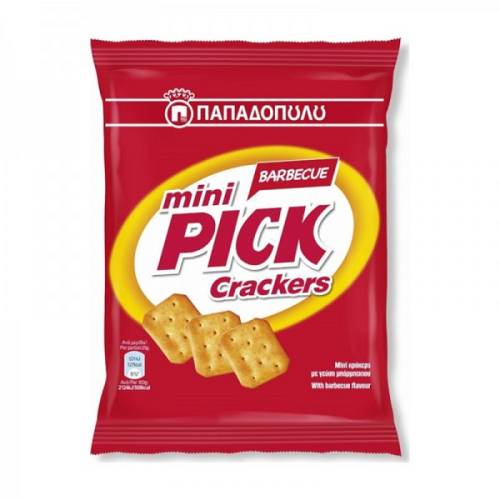 PICK MINI CRACKERS BBQ 70GR ΣΑΚΟΥΛΑΚΙ