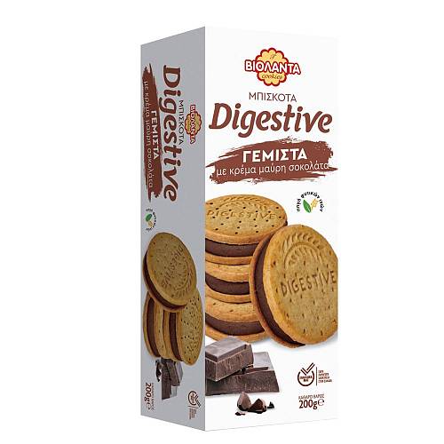 ΒΙΟΛΑΝΤΑ DIGESTIVE ΓΕΜΙΣΤΑ ΜΑΥΡΗ ΣΟΚΟΛΑΤΑ 200ΓΡ
