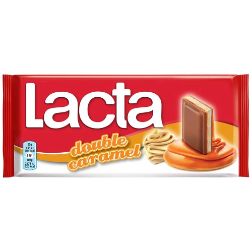 LACTA DOUBLE CARAMEL 100GR