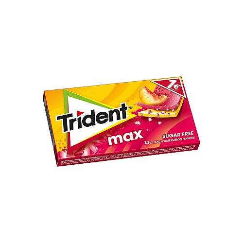 TRIDENT MAX PEACH WATERMELON 27GR