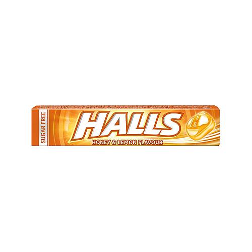 HALLS ΚΑΡΑΜΕΛΑ HONEY & LEMON ΜΑΣΟΥΡΙ