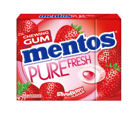 MENTOS PURE SLIM STRAWBERRY 30GR