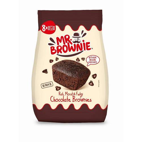 MR BROWNIE ΜΕ ΒΕΛΓIKH ΣΟΚΟΛΑΤΑ 200ΓΡ