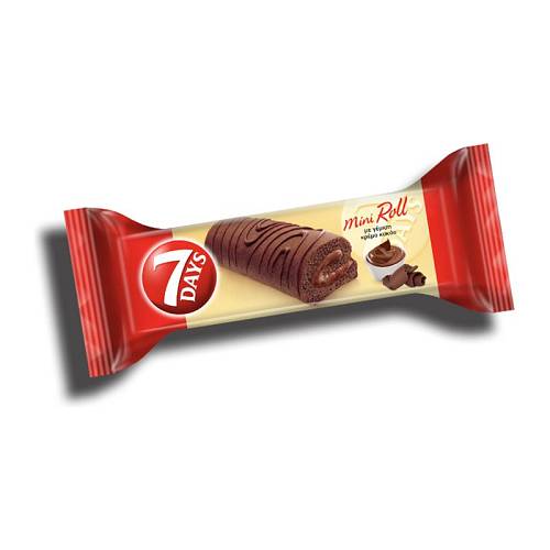 7 DAYS MINI ROLL ΒΑΝΙΛΙΑ/ΚΑΚΑΟ 40ΓΡ