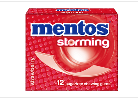 MENTOS STORMIG STRAWBERRY 33GR