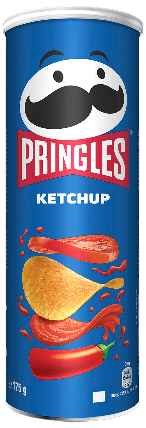 PRINGLES KETCHUP 165GR