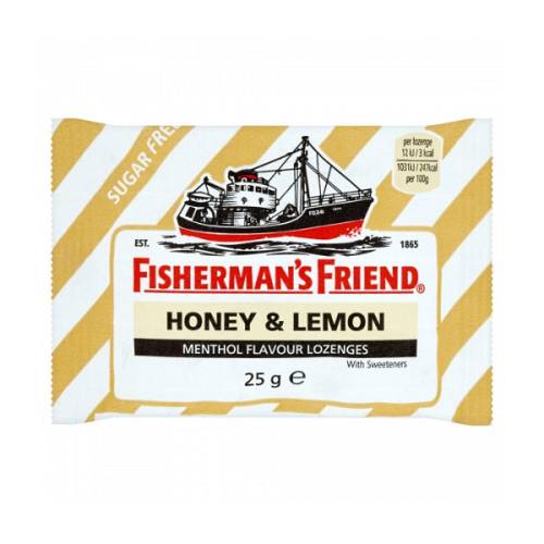 FISHERMAN'S FRIEND HONE0Y & LEMON SUGAR FREE 25GR