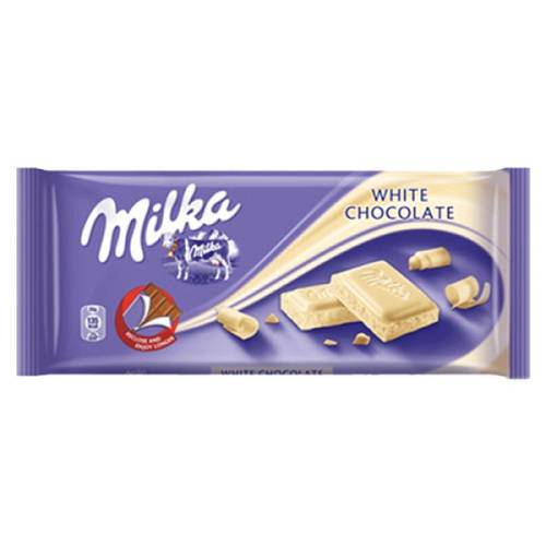 MILKA WHITE CHOCOLATE 87GR
