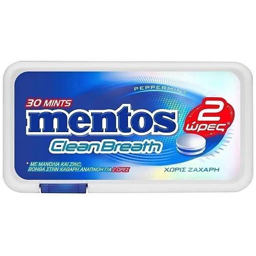 MENTOS CB 2HRS PEPPERMIHT WGREEH 21GR