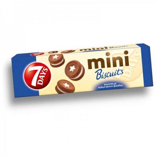 7 DAYS BISCUITS ΒΑΝΙΛΙΑ 100ΓΡ
