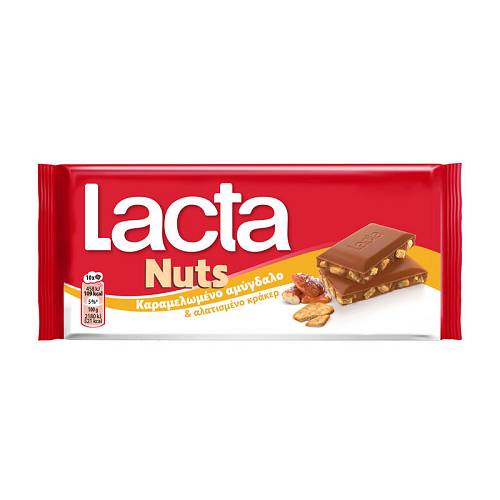LACTA NUTS ΑΜΥΓΔΑΛΟ & ΑΛΑΤΙΣΜΕΝΟ ΚΡΑΚΕΡ 85ΓΡ