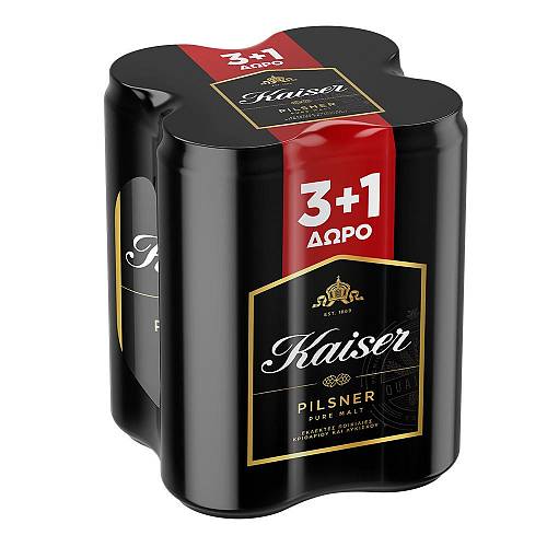 KAISER ΚΟΥΤΙ 500ML (3+1ΔΩΡΟ)