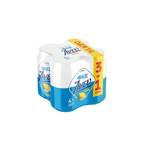 FIX ΑΝΕΥ ΛΕΜΟΝΙ 330ML (3+1ΔΩΡΟ)