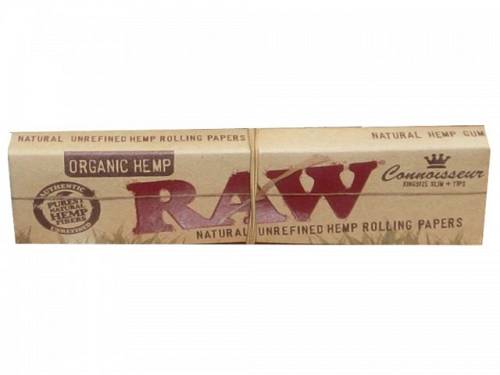 RAWS KING SIZA SLIM ORGANIC ΤΣΙΓΑΡΟΧΑΡΤΟ & TIPS