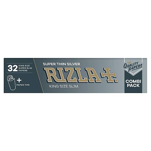 RIZZLA ΤΣΙΓΑΡΟΧΑΡΤΟ SILVER A' SUPER THIN & TIPS