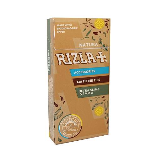 RIZZLA FILTΕΡ TIPS ULTRΑ SLIM 5,7 NATURA
