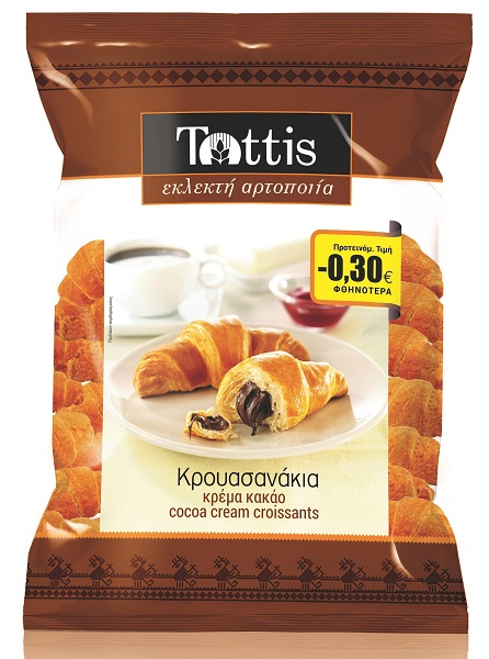 ΤΟΤΤΗΣ ΚΡΟΥΑΣΑΝ ΚΑΚΑΟ 300GR (-0.30E)