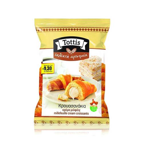 TOTTIS CROISSANT ΜΙΛΦΕΙ 300ΓΡ (-0.30Ε)
