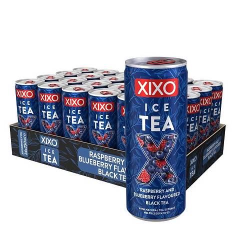 XIXO ICE TEA RASPBERRY BLUEBERRY 250ML