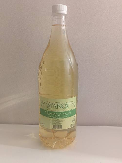 ΟΙΝΟΣ ΛΕΥΚΟΣ ΞΥΡΟΣ ΜΟΣΧΟΦΙΛΕΡΟ PET 1.5LT