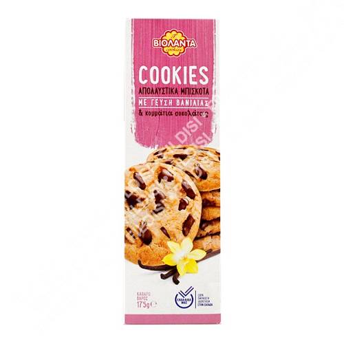 ΒΙΟΛΑΝΤΑ COOKIES ΒΑΝΙΛΙΑ KAKAO 175GR