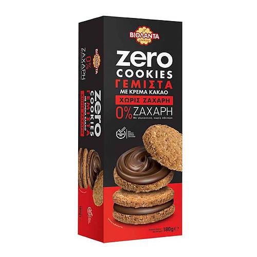 ΒΙΟΛΑΝΤΑ COOKIES ZERO ΚΑΚΑΟ-ΒΑΝΙΛΙΑ-ΠΟΡΤΟΚΑΛΙ 170GR