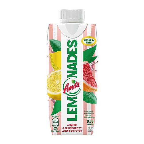 AMITA LEMONADES GRAPEFRUITS 330ML