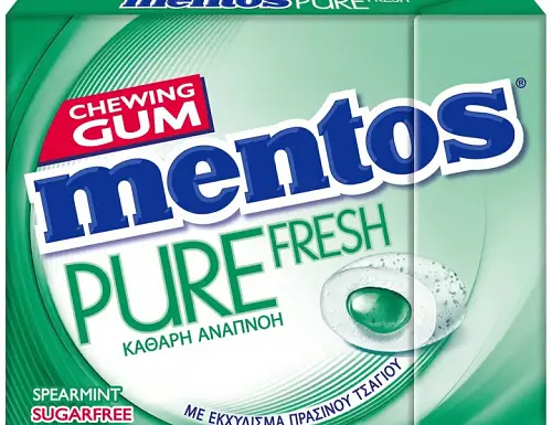 MENTOS PURE FRESH ΧΩΡΙΣ ΖΑΧΑΡΙ SPEARMINT 18G