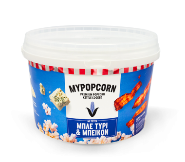 MYPOPCORN ΜΠΛΕ ΤΥΡΙ & ΜΠΕΙΚΟΝ 200ΓΡ