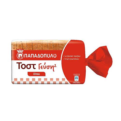 ΠΑΠΑΔΟΠΟΥΛΟΥ ΓΕΥΣΗ 2 ΨΩΜΙ ΣΙΤΟΥ ΤΟΣΤ 325ΓΡ