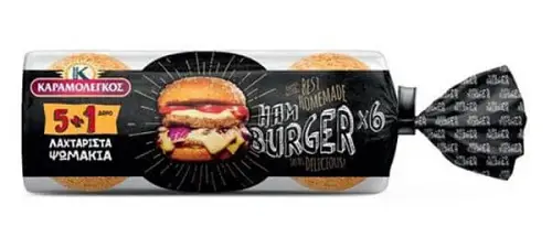 ΚΑΡΑΜΟΛΕΓΚΟΣ BURGER 6ΤΕΜ 480ΓΡ