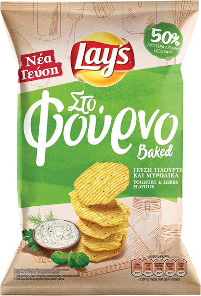 LAYS ΦΟΥΡΝΟΥ ΜΥΡΩΔΙΚΑ ΓΙΑΟΥΡΤΙ 105GR