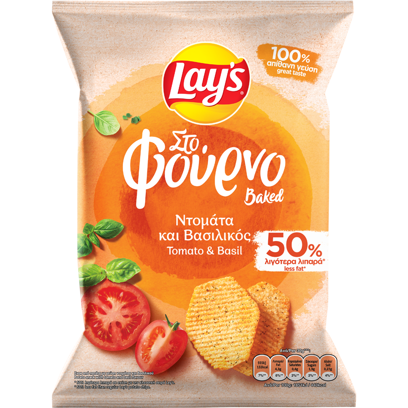 LAYS ΦΟΥΡΝΟΥ BAKED ΝΤΟΜΑΤΑ 105GR