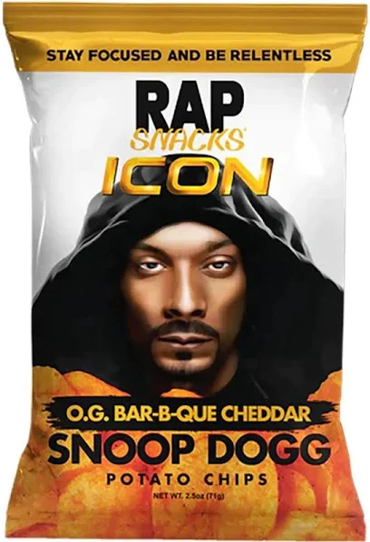 RAP SNACK SNOOP DOGG BBQCHEDDAR 71GR