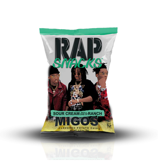 RAP SNACKS MIGOS SOUR CREAM 71G