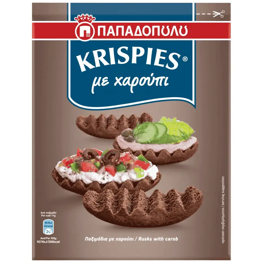 KRISPIES ΜΕ ΧΑΡΟΥΠΙ 200ΓΡ