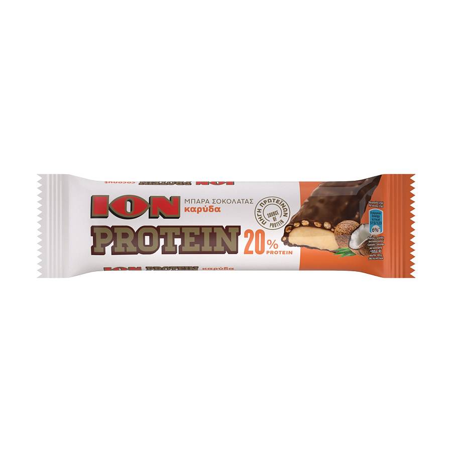 ΙΟΝ ΜΠΑΡΕΣ PROTEIN ΚΑΡΥΔΑ 50ΓΡ