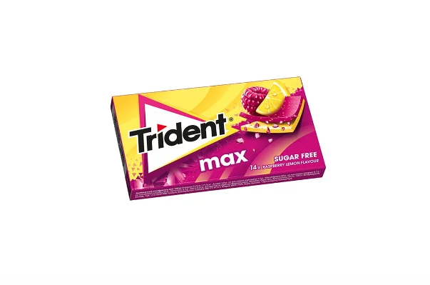 TRIDENT MAX RASBERRY LEMON 27GR