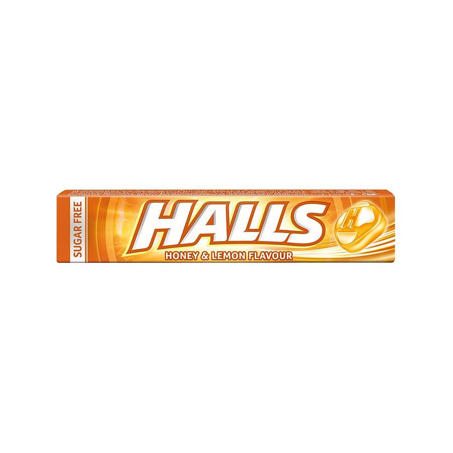 HALLS ΚΑΡΑΜΕΛΑ HONEY & LEMON ΜΑΣΟΥΡΙ