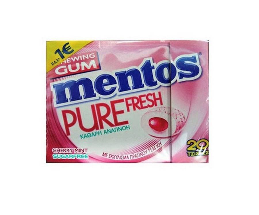 MENTOS PURE FRESH CHERRY 30GR