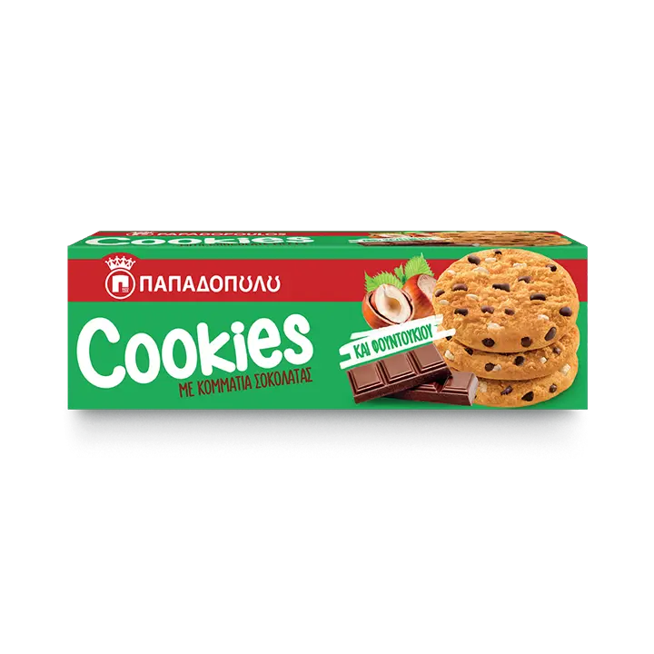 ΠΑΠΑΔΟΠΟΥΛΟΥ COOKIES ΜΕ ΦΟΥΝΤΟΥΚΙ 180ΓΡ