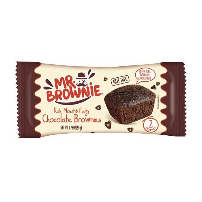 MR BROWNIE ΒΕΛΓIKH ΣΟΚΟΛATA ΑΤΟΜIKO 50ΓΡ