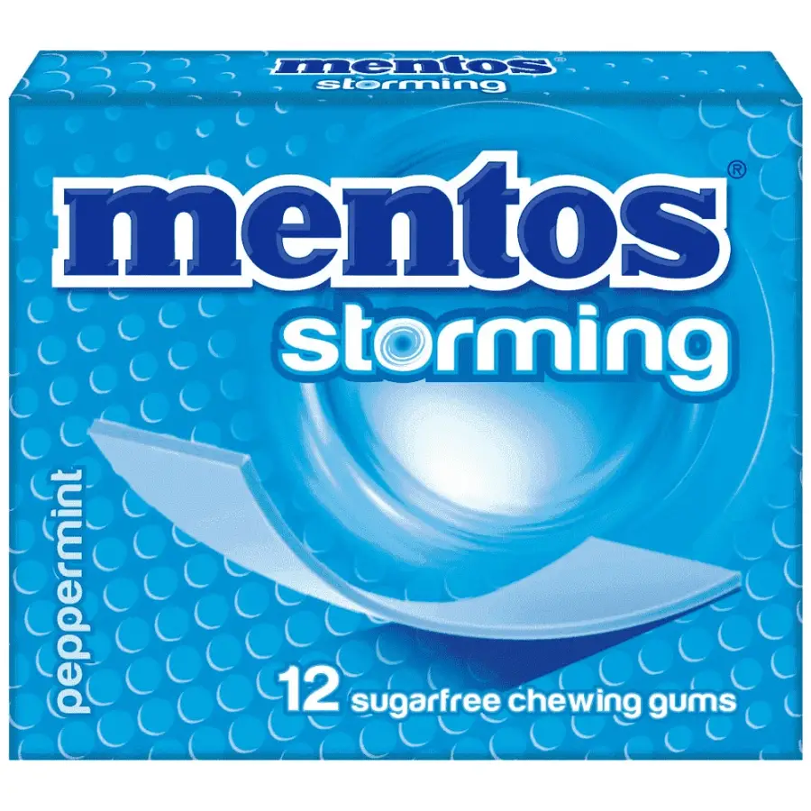 MENTOS STORMING PEPPERMINT 33GR