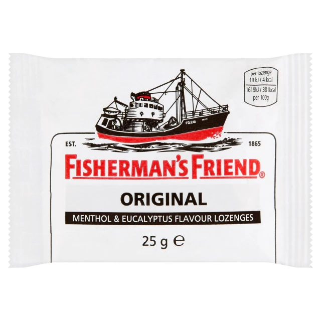 FISHERMANS FRIEND ORIGINAL SUGAR FREE 25GR