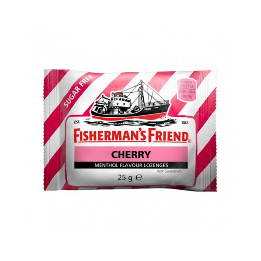 FISHERMANS FRIEND CHERRY SUGAR FREE 25GR