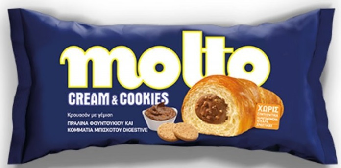 MOLTO CREAM & COOKIES ΠΡΑΛΙΝΑ ΦΟΥΝΤΟΥΚΙΟΥ 98GR