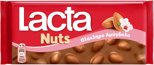LACTA NUTS ΟΛΟΚΛΗΡΟ ΑΜΥΓΔΑΛΟ 100ΓΡ